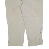 CARHARTT Mens Regular Beige Cotton Blend Zip Trousers W48 L30 Workwear Heavy