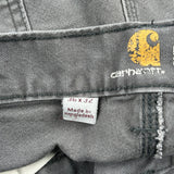 Carhartt Double Knee Carpenter Trousers - 34W 30L Grey Cotton