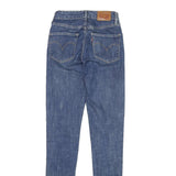 LEVI'S 721 Womens Jeans Blue Slim Skinny Denim Medium W22 L30 Stretch Zip