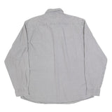 WRANGLER Mens Grey Shirt XL Cotton Blend Classic Button Down Two Pockets