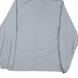 CARHARTT Mens Grey Hooded Jacket XS Nylon Plain Zip Outdoor Workwear Lightweight