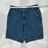 Basic Editions Denim Shorts - 36W 9L Blue Cotton