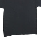 THE VINYL ICONS Mens Black AC/DC Rock N Roll Train Graphic T-Shirt M Crew Neck