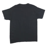 THE VINYL ICONS Mens Black AC/DC Rock N Roll Train Graphic T-Shirt M Crew Neck