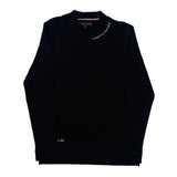 Tommy Hilfiger Long Sleeve T-Shirt - Medium Black Cotton