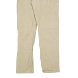CARHARTT Mens Cotton Blend Beige Relaxed Straight Trousers W34 L34 Workwear