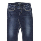 SILVER Womens Jeans Blue Regular Straight Denim Medium W29 L23 Stylish Comfort