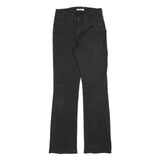 LEVI'S Womens Black Regular Straight Denim Jeans W26 L30 Classic Cotton Blend