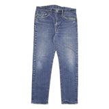 LEVI'S Mens Slim Blue Denim Jeans W32 L29 Zip Closure Classic Fit Casual