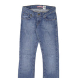 LEVI'S Womens Jeans Blue Regular Straight Denim Medium W28 L32 Classic Fit Zip