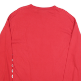 OHIO STATE Mens Red Buckeyes Graphic T-Shirt XL Long Sleeve Crew Neck College