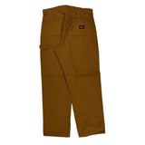 Dickies Carpenter Pants - 32W 30L Brown Cotton