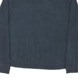 CHAPS Mens Blue Plain Crew Neck Basic Knit Jumper XL Classic Cotton Blend