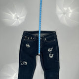 True Religion Jeans - 31W UK 10 Dark Wash Cotton Blend