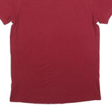 TOMMY HILFIGER Mens Maroon M Classic Crew Neck Short Sleeve T-Shirt Cotton