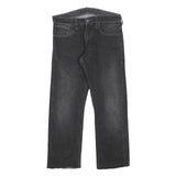 LEVI'S 514 Classic Mens Jeans Black Classic Straight Denim Medium W31 L27 Zip