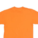MAJESTIC Mens Orange National League Champions Graphic T-Shirt L Short Sleeve