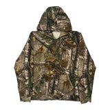 Hunting Realtree Camo Hoodie - Large Brown Cotton Blend