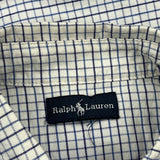 Ralph Lauren Checked Shirt - Medium Blue Cotton