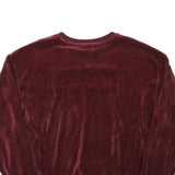 PUMA Mens Maroon Crew Neck Sweatshirt M Velvet Soft Casual Pullover