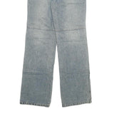 Womens Blue Regular Fit Straight Leg Denim Jeans W26 L32 Classic Zip Cotton