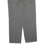 DICKIES Mens Cotton Blend Grey Relaxed Straight Trousers W38 L32 Workwear