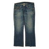 True Religion Boot Cut Jeans - 36W 31L Blue Cotton