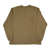 Carhartt Long Sleeve T-Shirt - XL Khaki Cotton