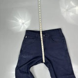 Carhartt Carpenter Trousers - 33W 32L Navy Cotton Blend