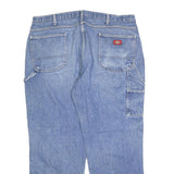 DICKIES Mens Regular Fit Blue Denim Jeans W40 L30 Zip Closure Comfort Workwear