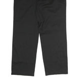 DICKIES Mens Cotton Black Regular Straight Trousers W30 L33 Workwear Zip Closure