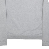 NIKE Womens Grey Sweatshirt Crew Neck S Cotton Blend Pullover Athletic