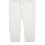 CARHARTT Mens Jeans White Relaxed Straight Denim W36 L30 Workwear Durable Zip