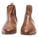 GEOX Ankle Boots Brown Leather Womens UK 6