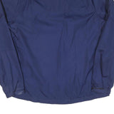 STARTER Mens Blue Polyester Blend Track Jacket L Zip Athletic Casual Sport