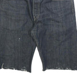LEVI'S Mens Denim Blue Cut-Off Shorts M W33 Classic Fit Casual