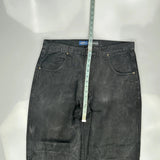 North Peak Double Knee Jeans - 36W 30L Grey Cotton