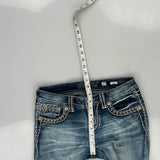 Miss Me Skinny Jeans - 29W UK 8 Blue Cotton Blend