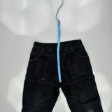 Dickies Double Knee Carpenter Pants - 32W 30L Black Denim