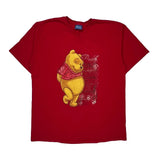 Disney Cartoon T-Shirt - XL Red Cotton