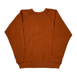 80S Texas Discus College Sweatshirt - XL Orange Cotton Blend