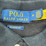 Polo By Ralph Lauren Polo Shirt - Medium Black Cotton