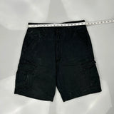 Levis Cargo Shorts - 34W 10L Black Cotton