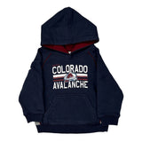 Colorado Avalanche, Age 2 Reebok Hoodie - 2XS Navy Cotton