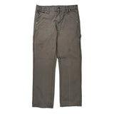 Craftsman Carpenter Trousers - 33W 32L Grey Cotton