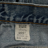 Levis Jeans - 36W 32L Light Wash Cotton