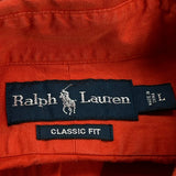 Ralph Lauren Shirt - Large Orange Cotton