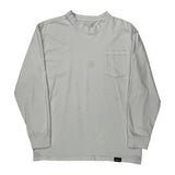 Dickies Long Sleeve T-Shirt - XL White Cotton