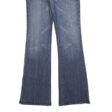 7 FOR ALL MANKIND Womens Jeans Blue Slim Flared Denim Medium W28 L32 Stylish