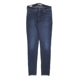 LEVI'S 711 Womens Jeans Blue Slim Skinny Denim Medium W29 L32 Stretch Zip